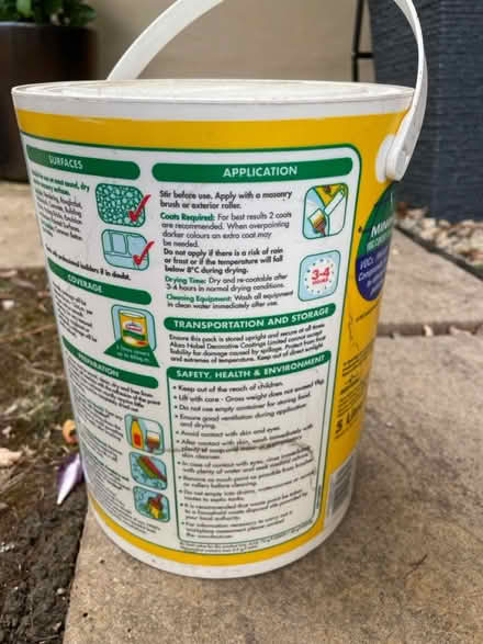 Photo of free Masonry paint (Ha2 8pw) #2