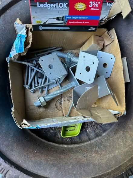 Photo of free Brackets to attach wood to cement (Lake Forest Park) #1