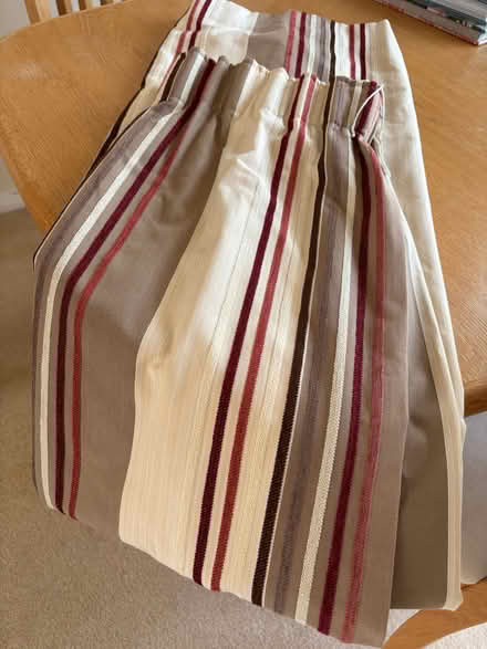 Photo of free Two pairs of striped curtains. (Bexleyheath DA6) #1