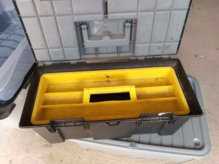 Photo of free Stanley plastic tool box with tray (CO11) #3
