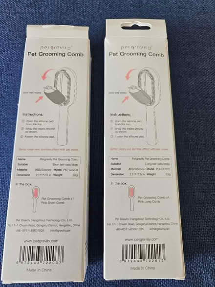 Photo of free BRAND NEW 2 x pet grooming comb (EX8) #3