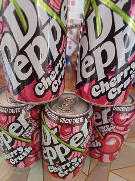 Photo of free Dr pepper cherry cans (Malvern Link WR14) #1