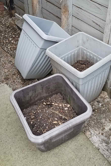 Photo of free Outdoor planters & soil (RG2 south Reading) #1