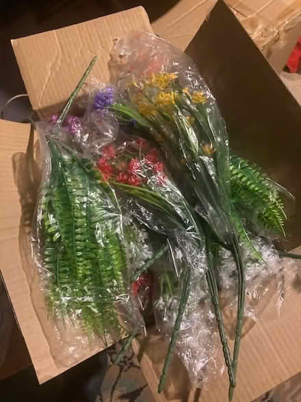 Photo of free plastic flowers (new) (Capitol Hill 20002) #1