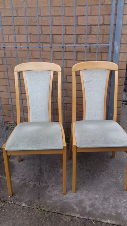 Photo of free Two dining chairs (Chorley Moor PR7) #1
