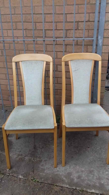 Photo of free Two dining chairs (Chorley Moor PR7) #1
