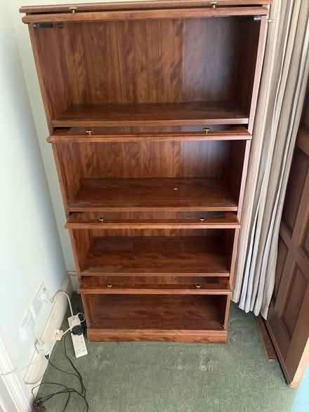 Photo of free Two bookshelves with glass fronts (RH14) #1