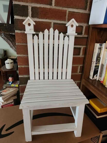 Photo of free Small chair and Mr. Potato Head (Longley Road) #1