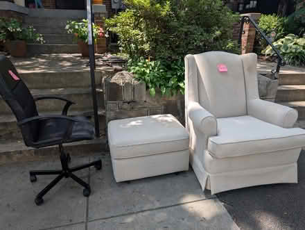 Photo of free Fabric Rocker, Computer chair (NW/Brightwood Park) #2