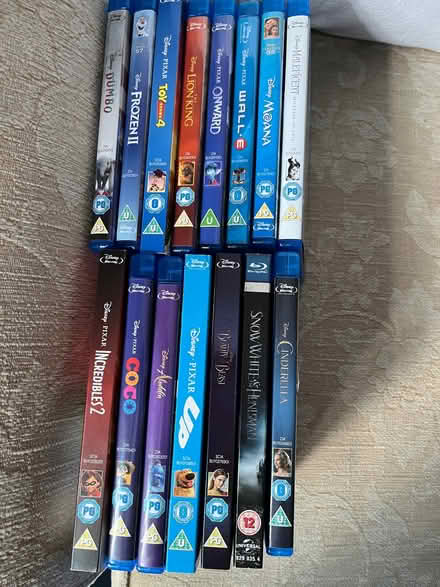 Photo of free 15 Blu-ray Disney films. (Easthampstead RG12) #1
