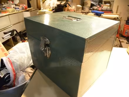 Photo of free Lockable metal file box (Troy) #4