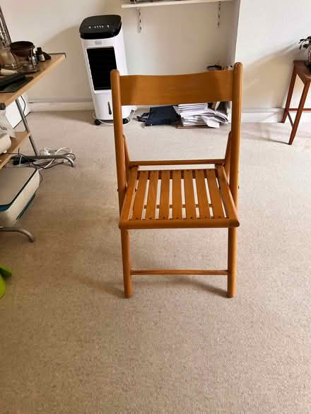 Photo of free 2 x 1980’s Habitat chairs. 1 computer table. (NW2) #1