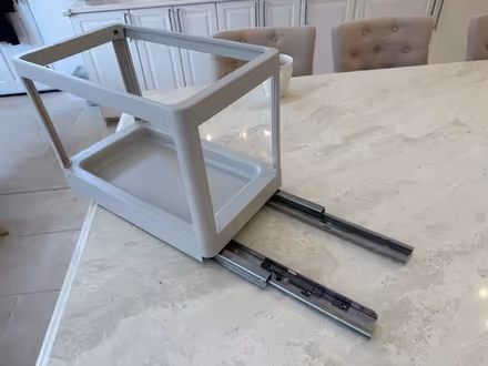 Photo of free IKEA Bin holder on tracks (Standen park house) #2