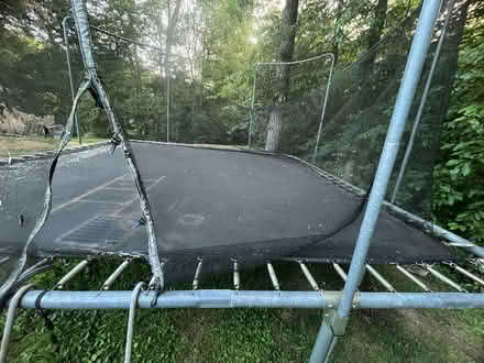 Photo of free 14 ft Square Trampoline (Oak Ridge NJ) #3