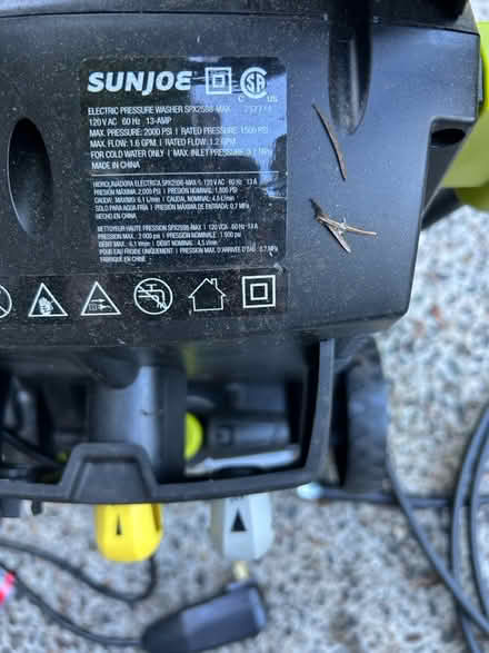 Photo of free Pressure washer (Lake Forest Park) #3