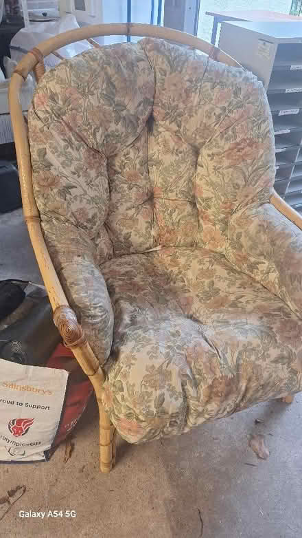 Photo of free wicker chair. (Brampton - Appleby CA16) #1
