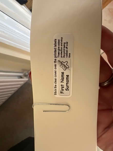 Photo of free Label covers (Old Woking GU22) #1