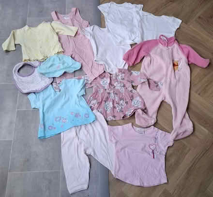 Photo of free Bundle of baby girl clothes 6-9 mths (Boughton Monchelsea ME17) #1