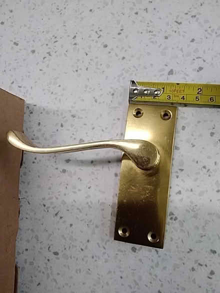 Photo of free New brass finish door handles (Wrington BS40) #3