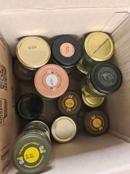 Photo of free 16 Jam Jars with lids (GL10) #1