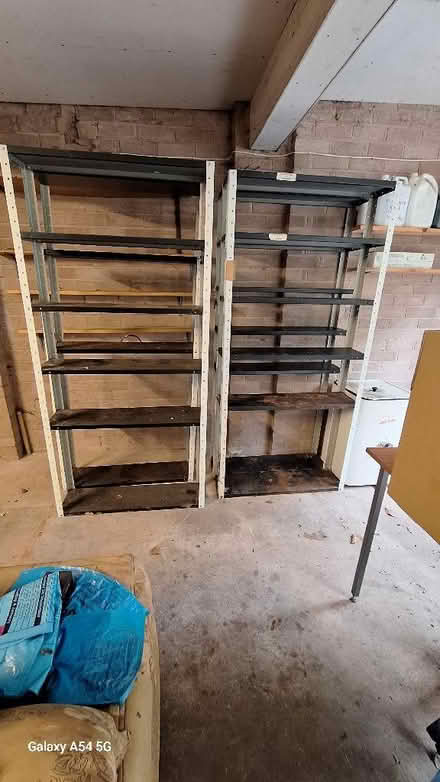 Photo of free 6 metal shelving units (Brampton - Appleby CA16) #1