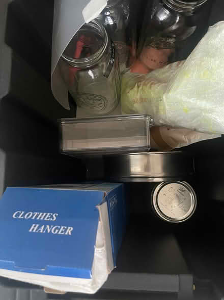 Photo of free Mason jars,metal tin,dry rack (Bay ridge Brooklyn 5th ave) #3