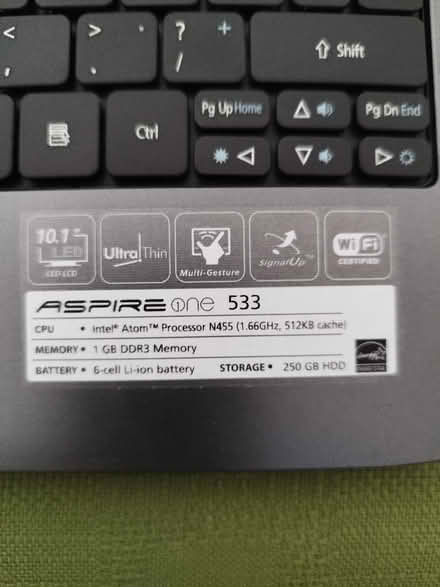 Photo of free Acer Aspire One Netbook (Chells Manor SG1) #1