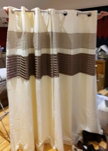 Photo of free Pair of eyelet curtains (Claverton) #1