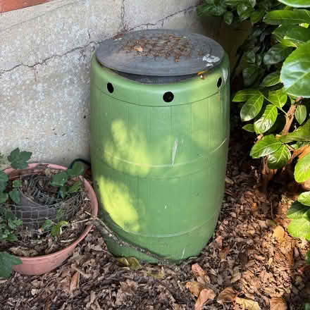 Photo of free Light green compost bin with lid; approx 200l (IP2) #1