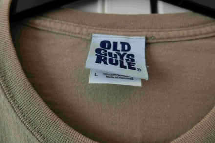 Photo of free Old Guys Rule Khaki Tee (Harrogate HG1) #4