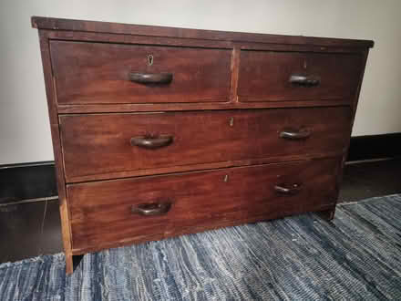 Photo of free Vintage solid wood chest of drawers (SO17 1UE) #3