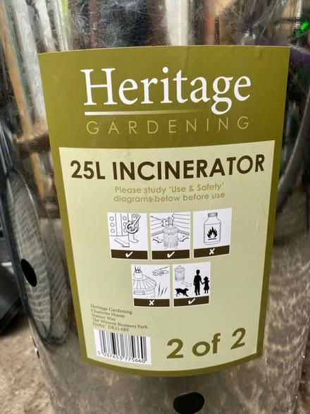 Photo of free 25L Incinerator (Hazel Grove SK7) #3
