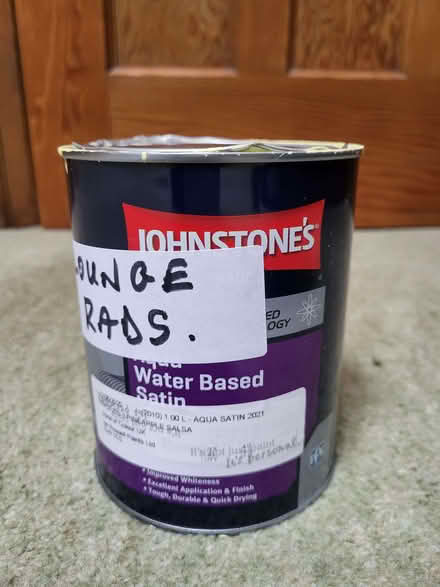 Photo of free Aqua Satin Paint Yellow (The Grange EH9) #1