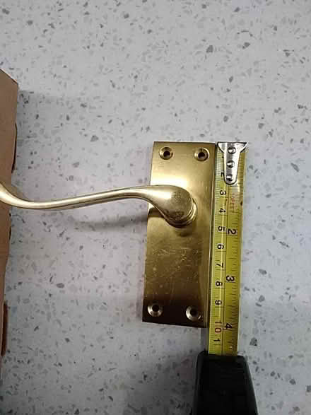Photo of free New brass finish door handles (Wrington BS40) #2