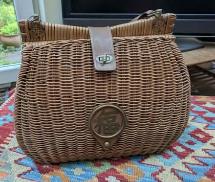 Photo of free Vintage wicker effect bag (Halton LA2) #1
