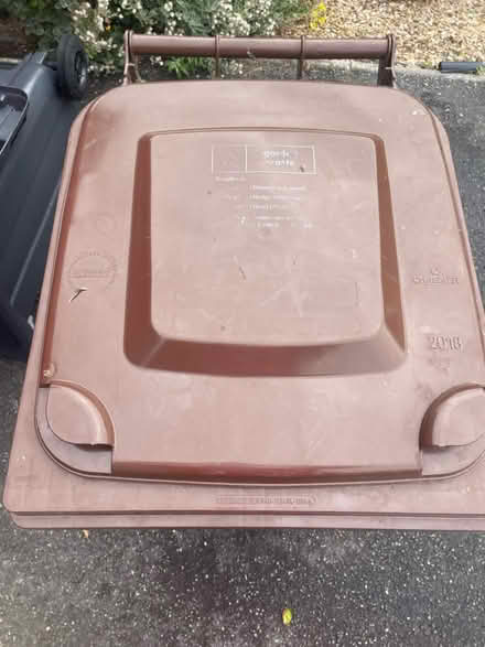 Photo of free Brown garden waste wheelie bin (Hayle) #2