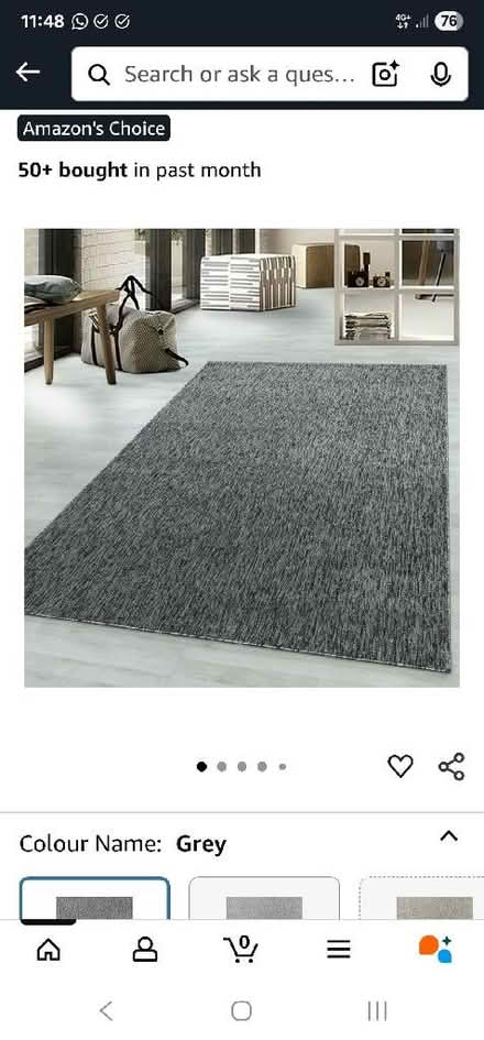 Photo of Large rug - any colour/pattern (Matlock DE4) #1