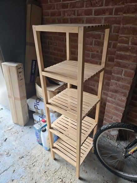 Photo of free Ikea Molger, solid birch shelving unit. (Bedmond WD4) #1