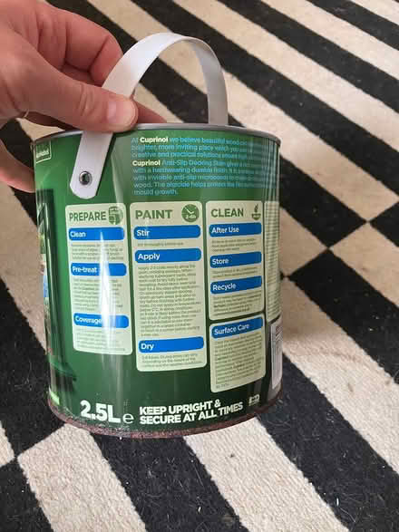Photo of free Cuprinol decking stain (Morden) #3