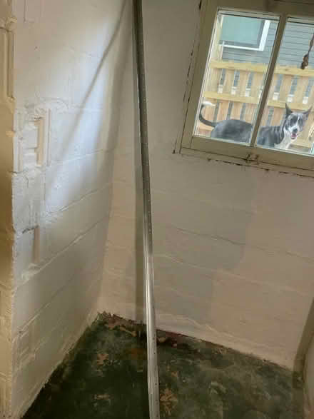 Photo of free Metal corner piece (Downtown Oak Park) #1