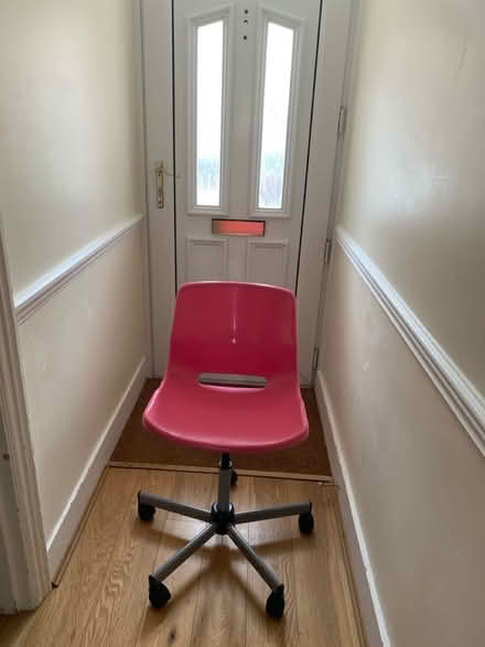 Photo of free Pink 5 leg roller chait (Chiswick) #2