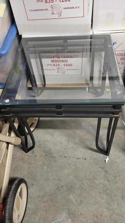 Photo of free (1) Glass top side table (1131 North St-White Plains NY) #1
