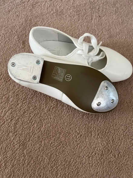 Photo of free White tap shoes size 11 (Sw183jr) #3