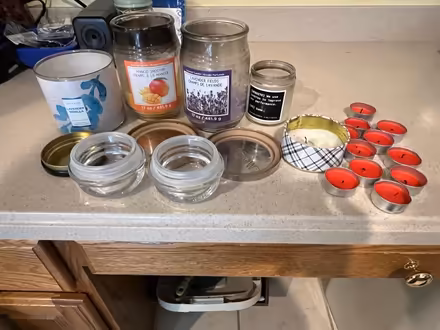 Photo of free candle jars + tea light candles (Ellicott City 21043) #1