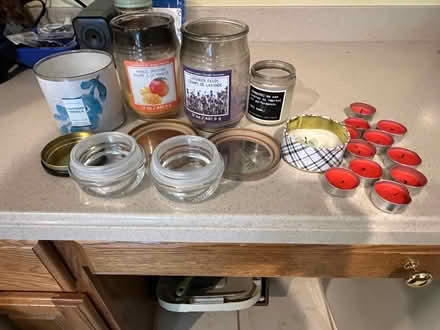 Photo of free candle jars + tea light candles (Ellicott City 21043) #1