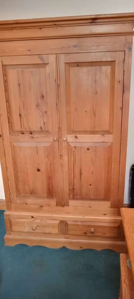 Photo of free pine double wardrobe (Figges Marsh CR4) #1