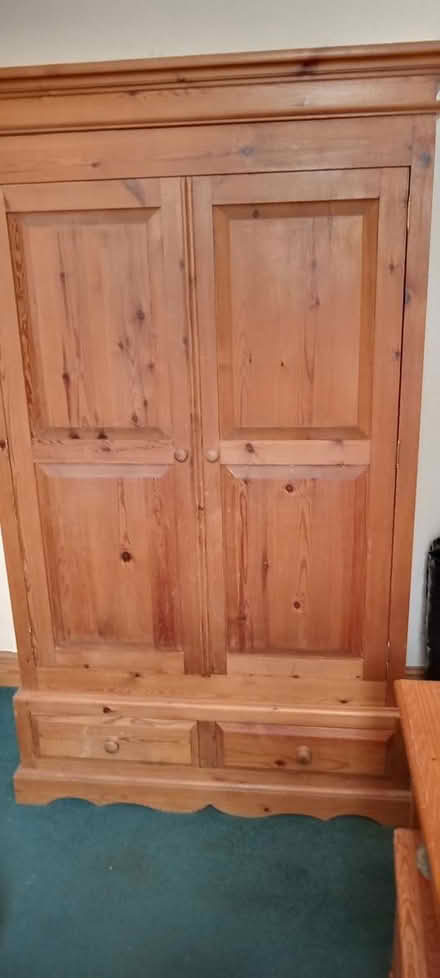 Photo of free pine double wardrobe (Figges Marsh CR4) #1