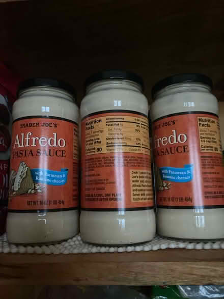 Photo of free New Trader Joe’s Alfredo sauce (Floral park NY) #1