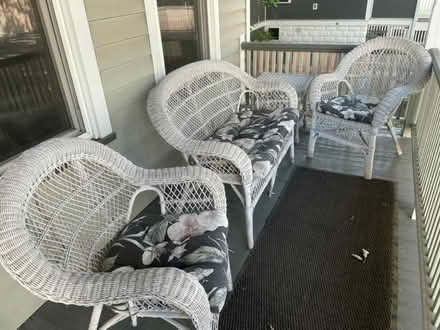 Photo of free Wicker furniture (Downtown Oak Park) #1