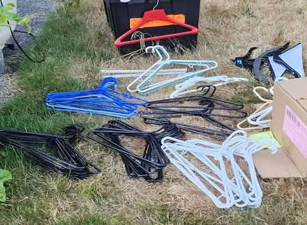 Photo of free Many clothes hangers (Maple Leaf) #1